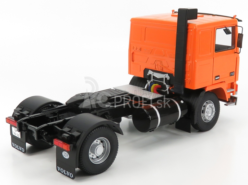 Road-kings Volvo F10 Turbo 6 Tractor Truck 2-assi With Decal Set 1977 1:18 Orange Black