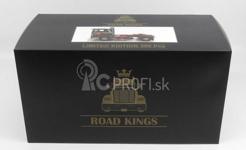 Road-kings Volvo F12 ťahač 1977 1:18 zelená červená