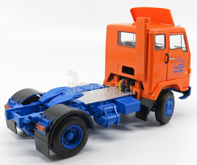 Road-kings Volvo F88 ťahač Transporty Deutrans 1965 1:18 oranžová modrá