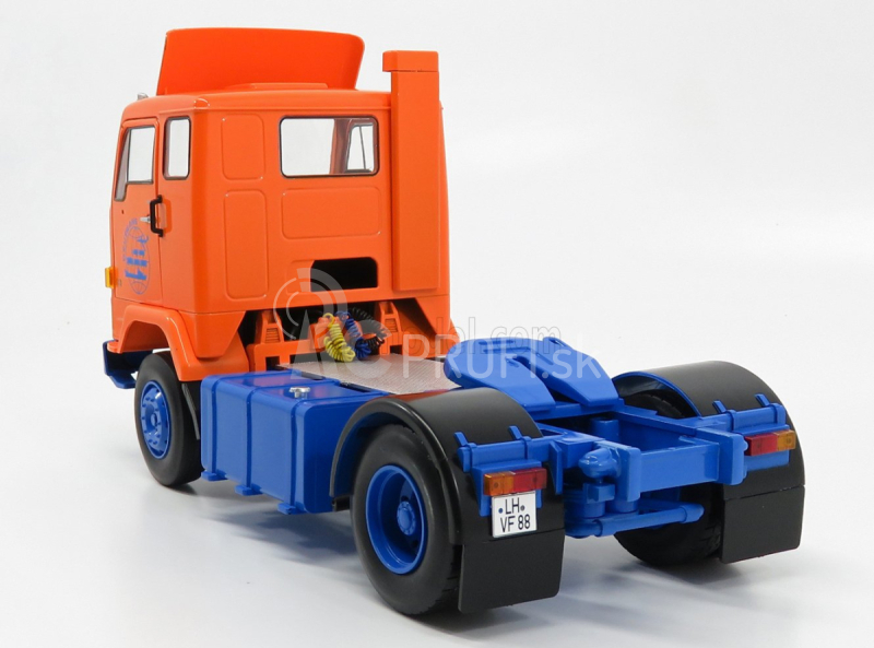 Road-kings Volvo F88 ťahač Transporty Deutrans 1965 1:18 oranžová modrá