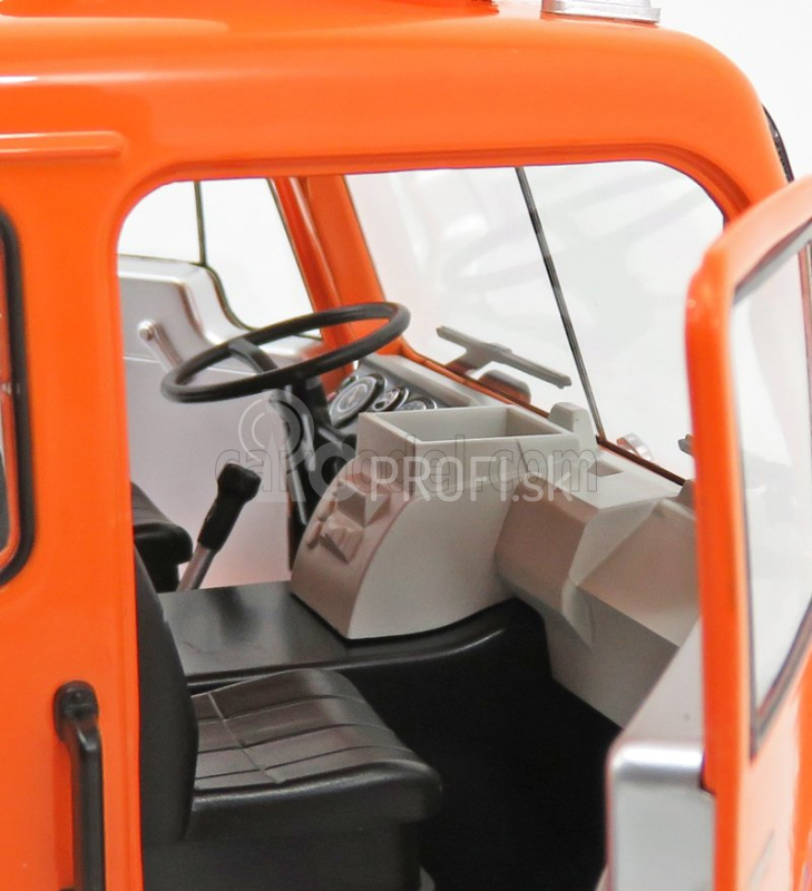 Road-kings Volvo F88 ťahač Transporty Deutrans 1965 1:18 oranžová modrá