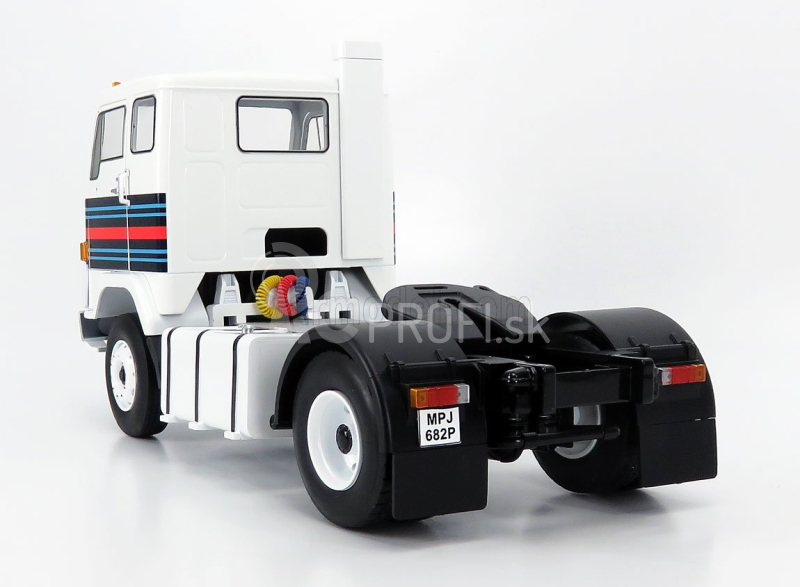 Road-kings Volvo F88 Tractor Truck Team Martini Racing 2-assi 1975 1:18 Biela červená modrá