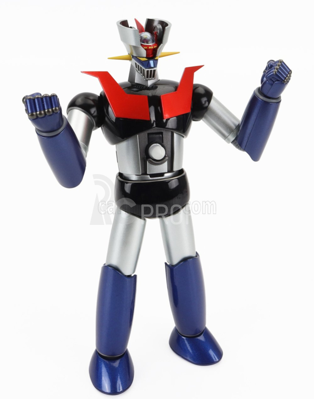 Robot Bandai Metal - Mazinga Z - Gx-105 Postavička Mazinger Z Robot - Kaku Shin Modrá Strieborná Červená Čierna