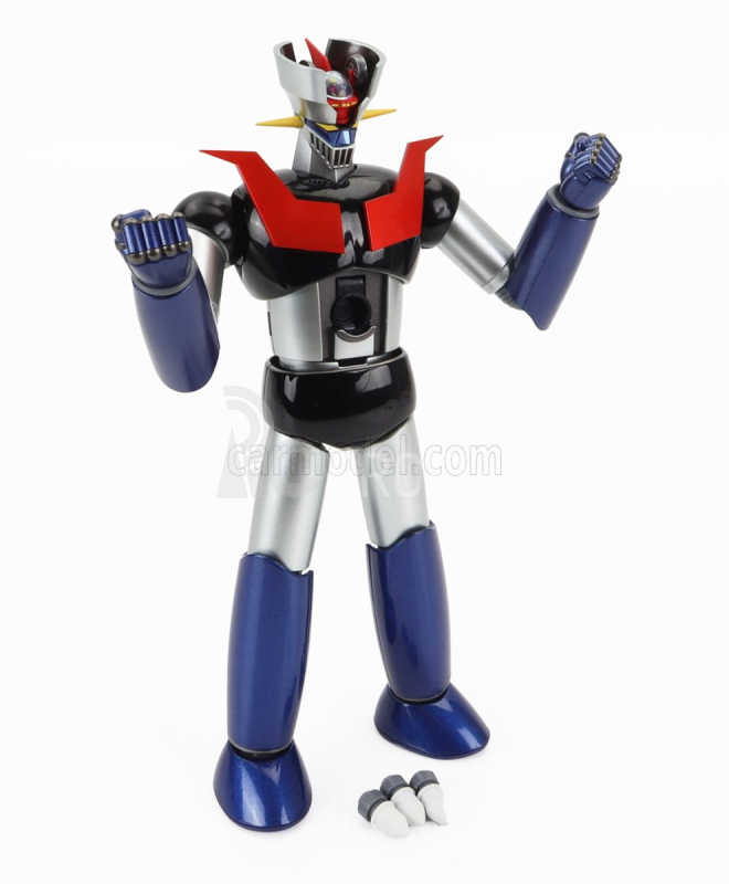 Robot Bandai Metal - Mazinga Z - Gx-105 Postavička Mazinger Z Robot - Kaku Shin Modrá Strieborná Červená Čierna