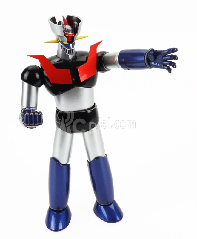 Robot Bandai Metal - Mazinga Z - Gx-105 Postavička Mazinger Z Robot - Kaku Shin Modrá Strieborná Červená Čierna