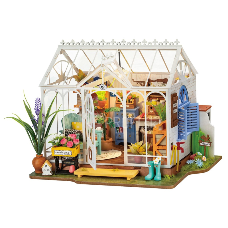 RoboTime 3D drevené puzzle Dream Garden House