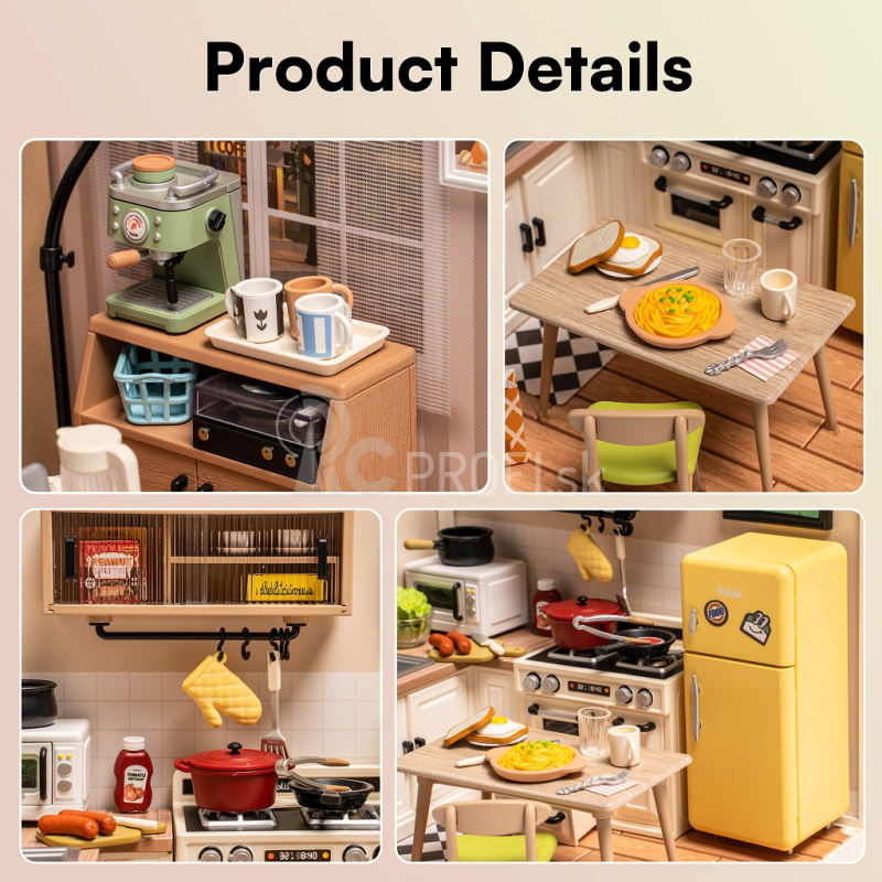 RoboTime Miniature House Kitchen Happy Meals