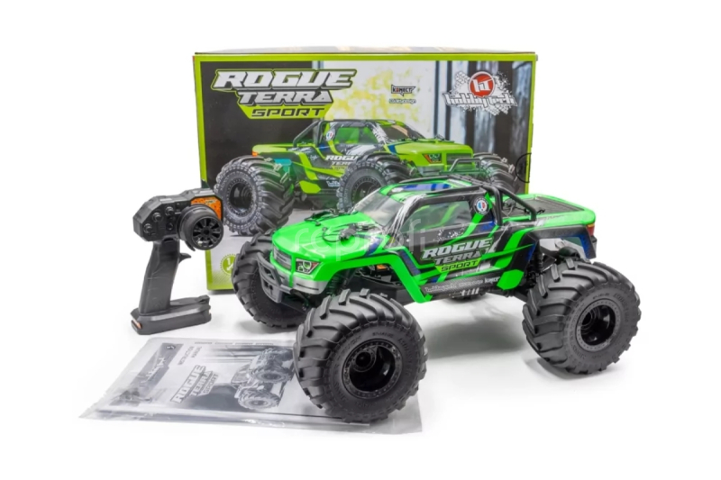 ROGUE TERRA SPORT RTR bezkartáčový Monster Truck 4WD, zelený