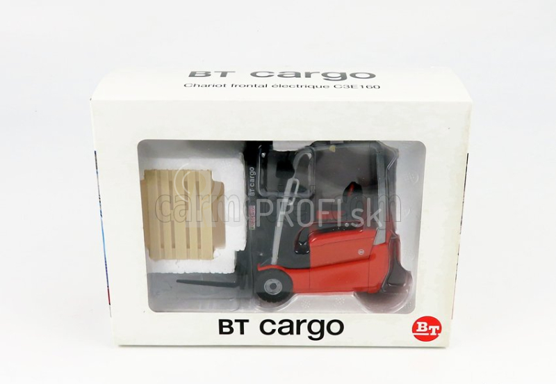 Ros-model Bt cargo B316 Carrello Elevatore Verticale - Vertikálny zberač objednávok 3 kolieska 1:23 Black Orange