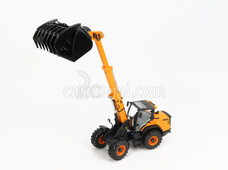 Ros-model Dieci T90 Plus Agri Pivot Ruspa Gommata 2010 - traktorový škrabák 1:32 Yellow Black