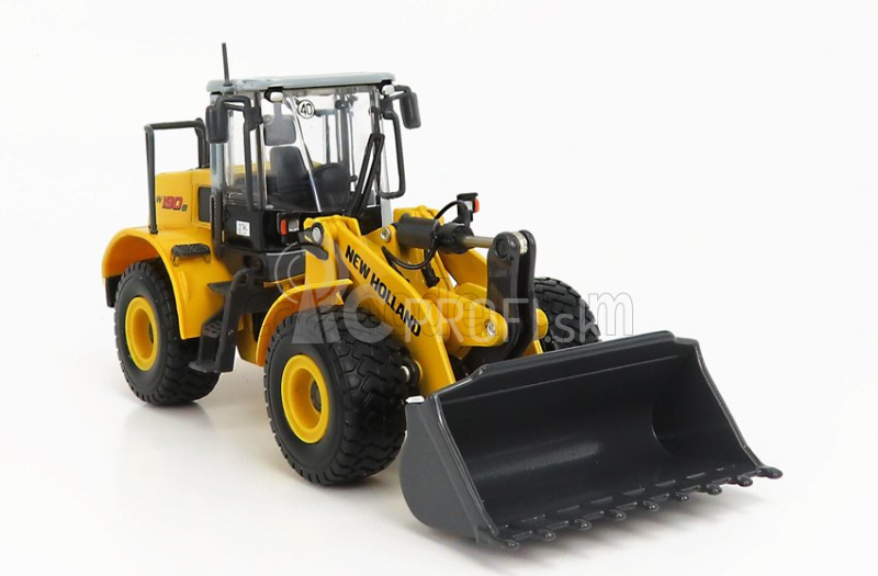 Ros-model New holland W190b Ruspa Gommata - traktor škrabák 1:50 žltý