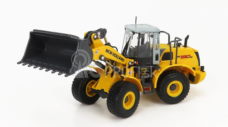 Ros-model New holland W190b Ruspa Gommata - traktor škrabák 1:50 žltý