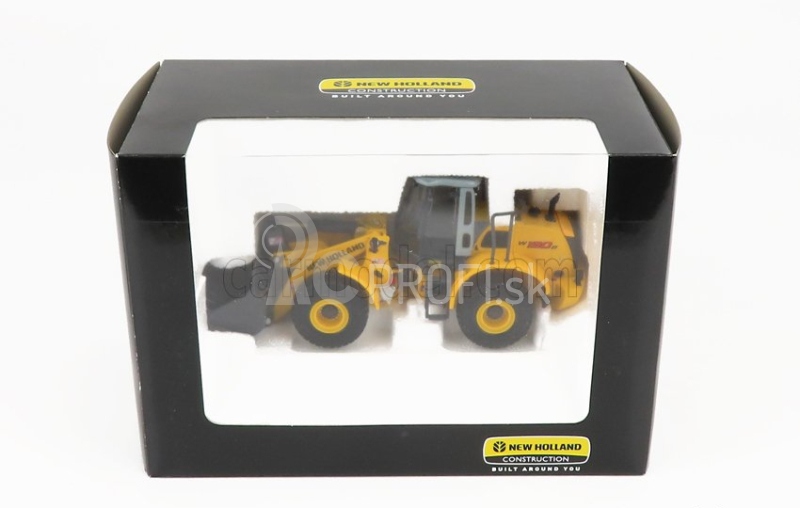 Ros-model New holland W190b Ruspa Gommata - traktor škrabák 1:50 žltý