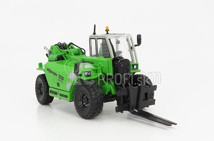 Ros-model Sennebogen 305 Multihandler Teleskopický traktor 1:50 zelená strieborná