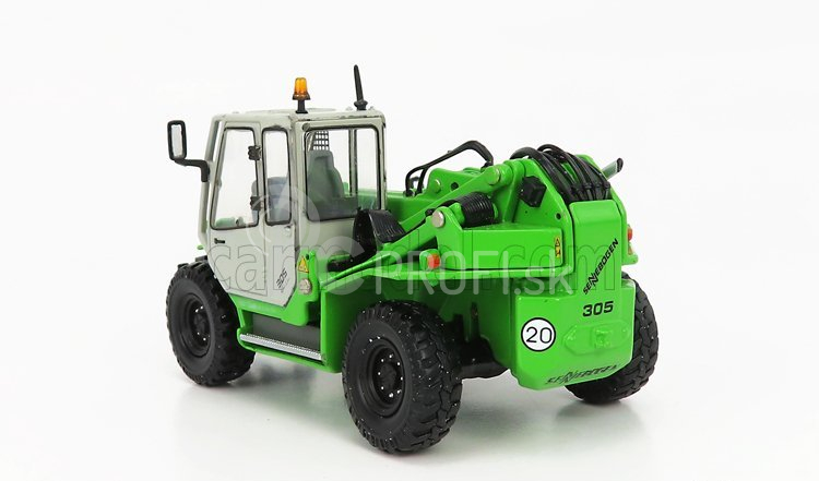 Ros-model Sennebogen 305 Multihandler Teleskopický traktor 1:50 zelená strieborná