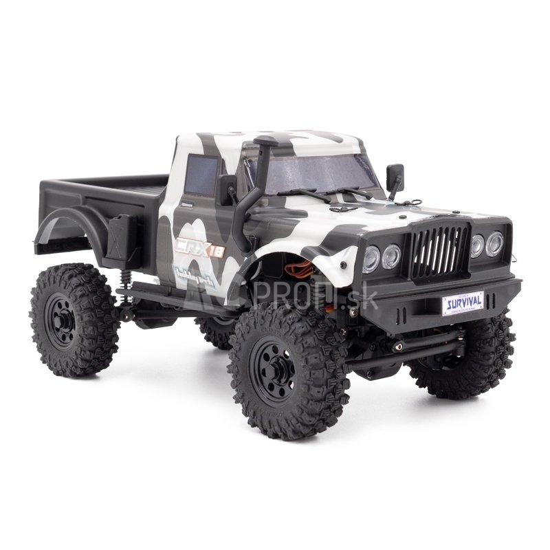 RTR HOBBYTECH CRX18 Crawler 1/18 – biely