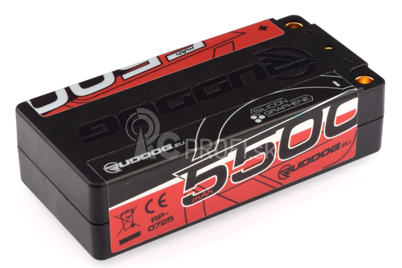 RUDDOG Racing Hi-Volt 5500mAh 120C/60C 7,6V Short Stick Pack