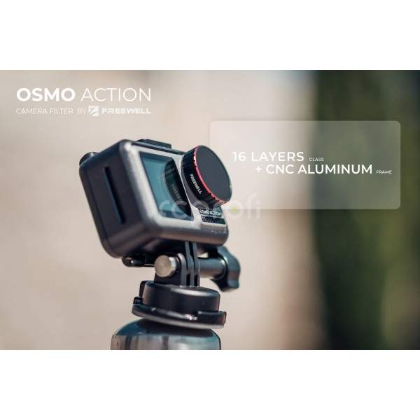 Sada štyroch štandardných denných ND filtrov Freewell pre DJI Osmo Action