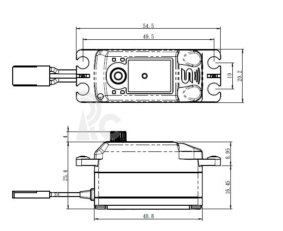 SB-2263MG BRUSHLESS Digitálne servo