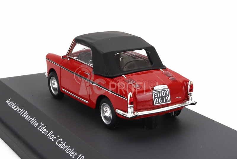 Schuco Autobianchi Bianchina Cabriolet Closed Eden Roc 1964 1:43 Červená