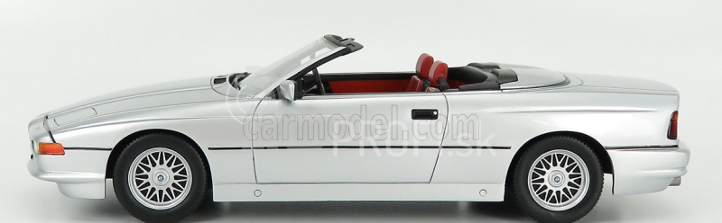 Schuco BMW 850ci Cabriolet Otvorený 1990 1:18 Strieborný