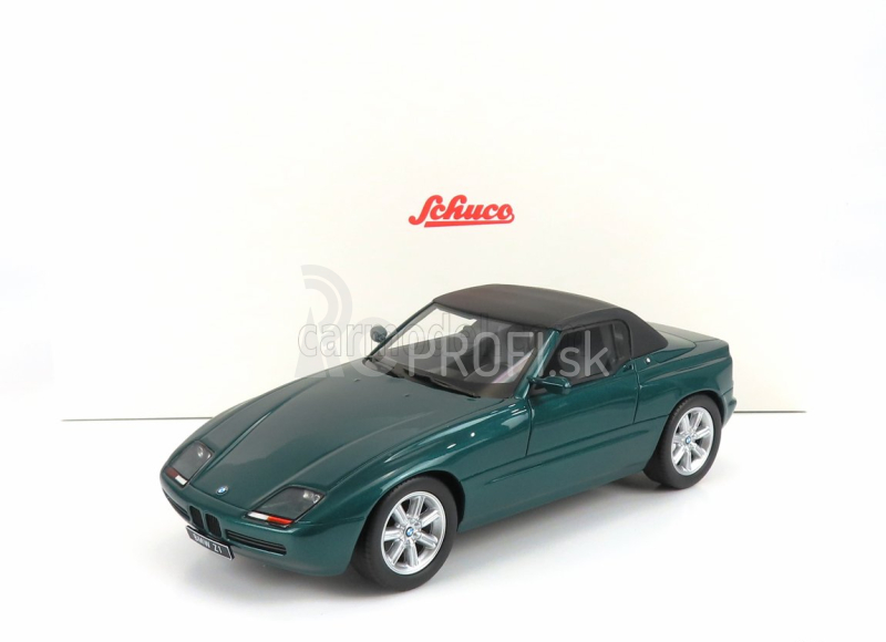 Schuco BMW Z1 (e30) Spider Closed 1991 1:18 Green Met