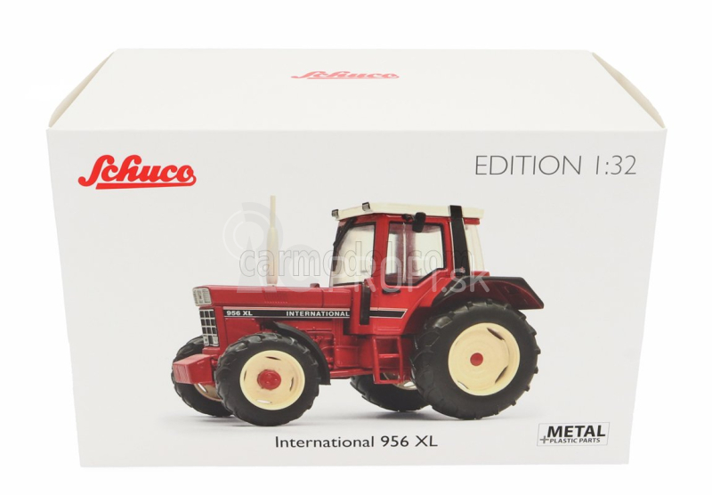 Schuco Case-ih 956xl International Tractor 1985 1:32 Červená