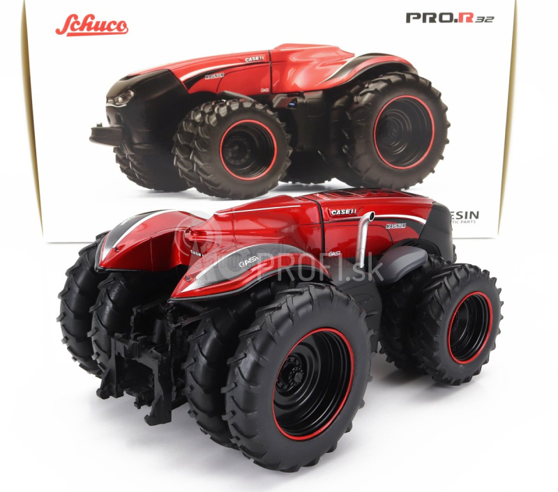 Schuco Case-ih Concept Autonomus Tractor 1:32 Červená sivá