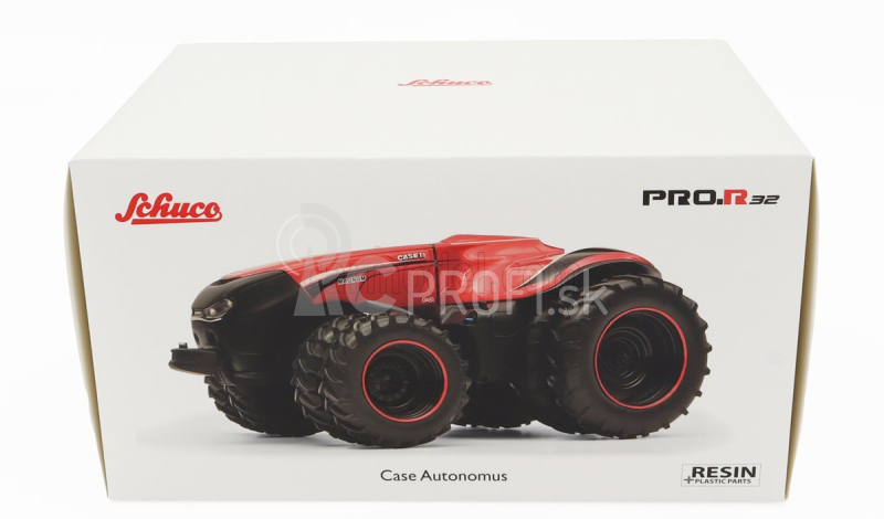 Schuco Case-ih Concept Autonomus Tractor 1:32 Červená sivá