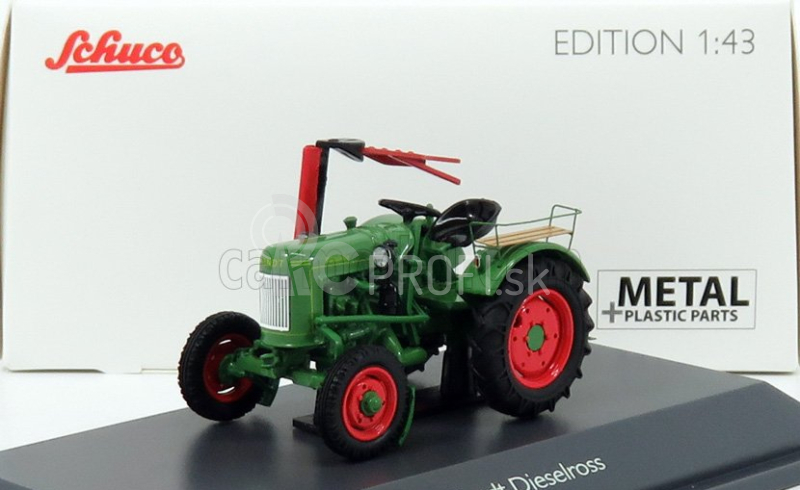 Schuco Fendt F20g Dieselross Tractor 1955 1:43 zelený