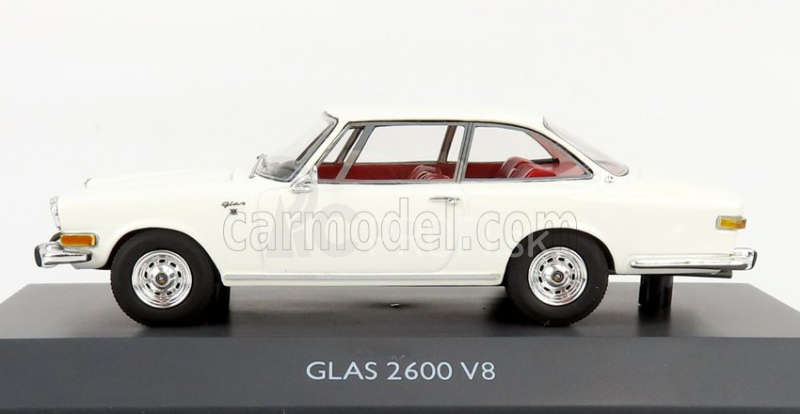 Schuco Glas 2600 V8 1966 1:43 Biela