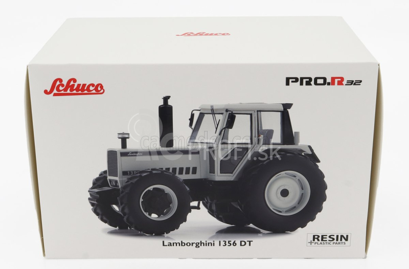 Schuco Lamborghini 1356dt Traktor 1987 1:32 biely čierny