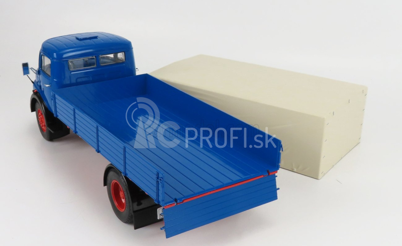 Schuco Mercedes benz L911 Truck Telonato 1966 1:18 Modrá biela