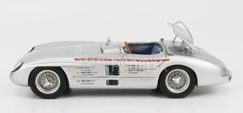 Schuco Mercedes Benz Racing Car Transporter Truck Rennwagen 1955 s 300 Slr Spider 1:43 Modrá strieborná