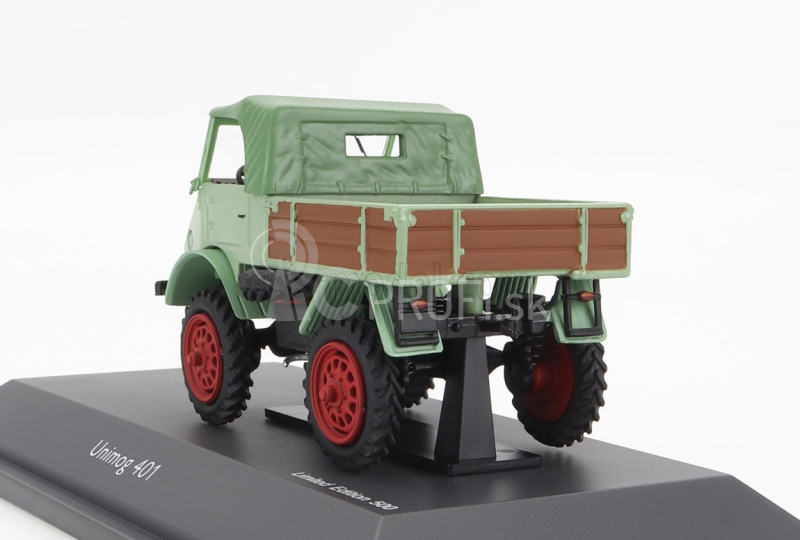 Schuco Mercedes Benz Unimog 401 Truck 1953 1:43 Zelené drevo