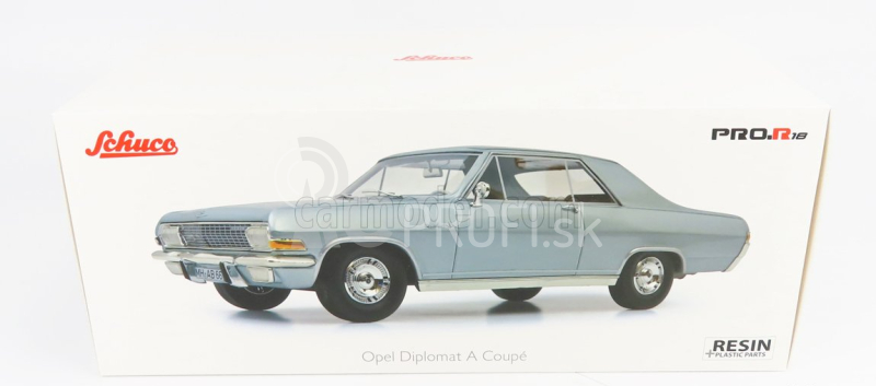 Schuco Opel Diplomat A 1965 1:18 strieborný