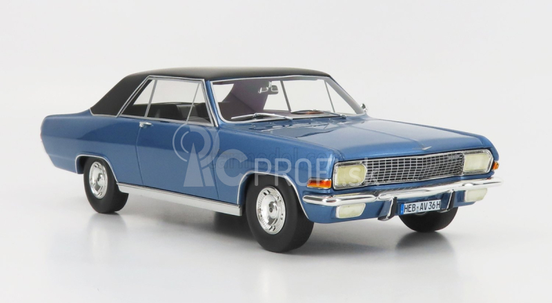 Schuco Opel Diplomat A Coupe 1965 1:18 Svetlomodrá matná čierna