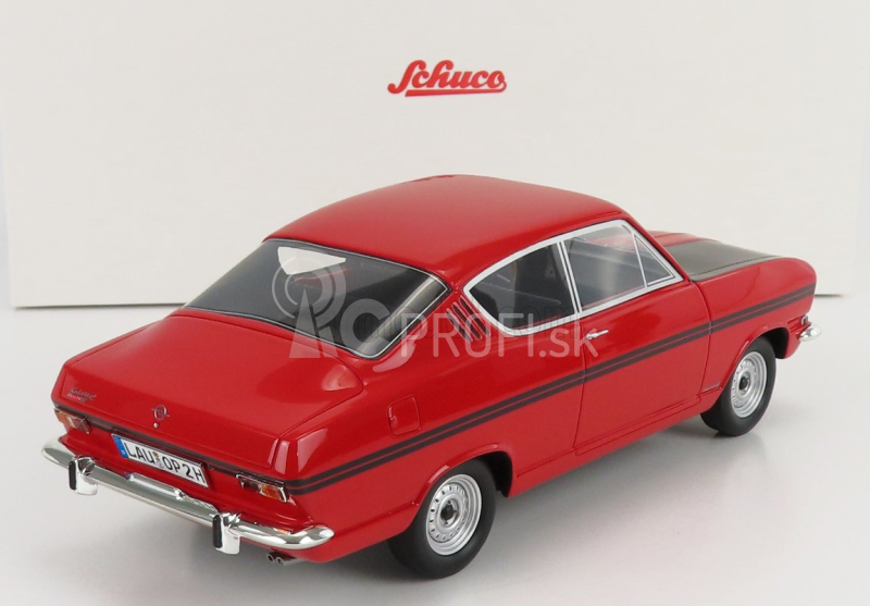 Schuco Opel Kadett B Rally Coupe 1966 1:18 Červená čierna