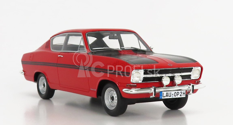 Schuco Opel Kadett B Rally Coupe 1966 1:18 Červená čierna