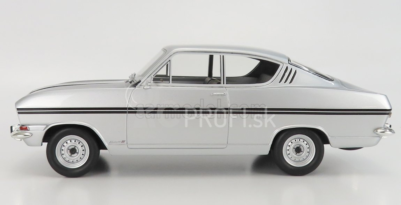 Schuco Opel Kadett B Rally Coupe 1966 1:18 strieborná čierna