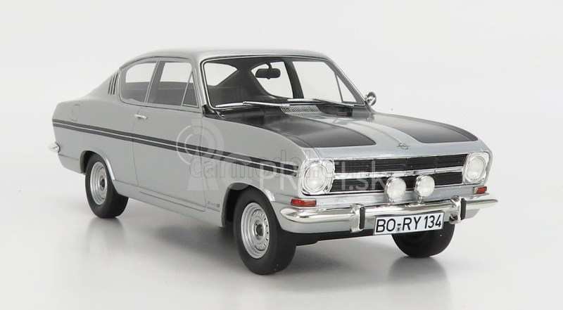 Schuco Opel Kadett B Rally Coupe 1966 1:18 strieborná čierna