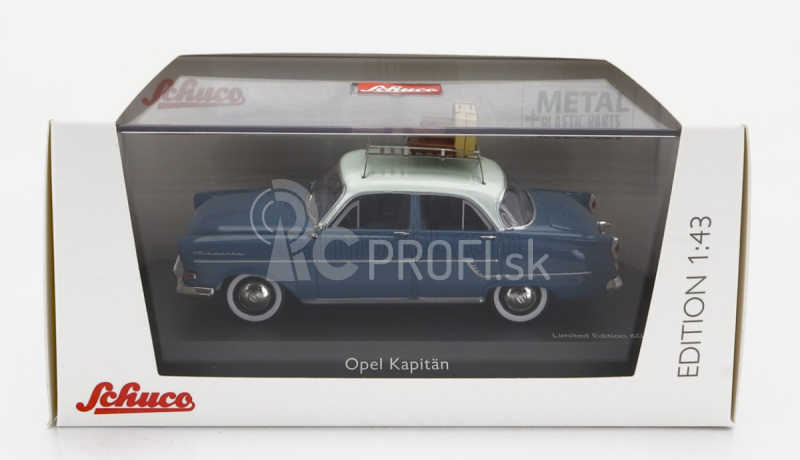 Schuco Opel Kapitan Riviera 1957 1:43 2 tóny modrá