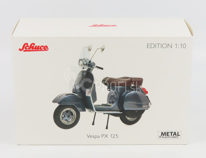 Schuco Piaggio Vespa 150 Px 1978 1:10 sivá