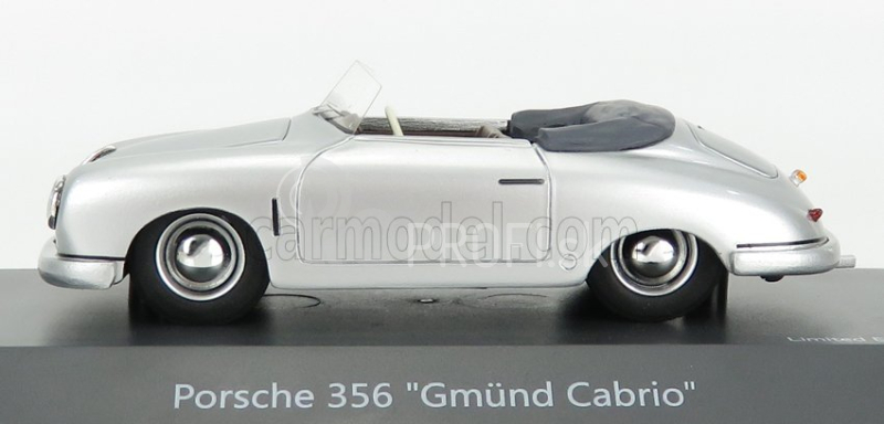 Schuco Porsche 356 Gmund Cabrio Open 1952 1:43 Strieborná