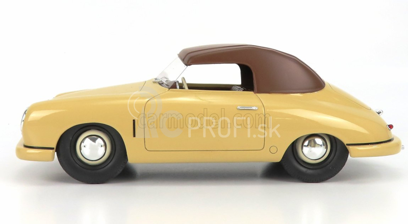 Schuco Porsche 356 Spider uzavretý 1948 1:18 krémovo čierny