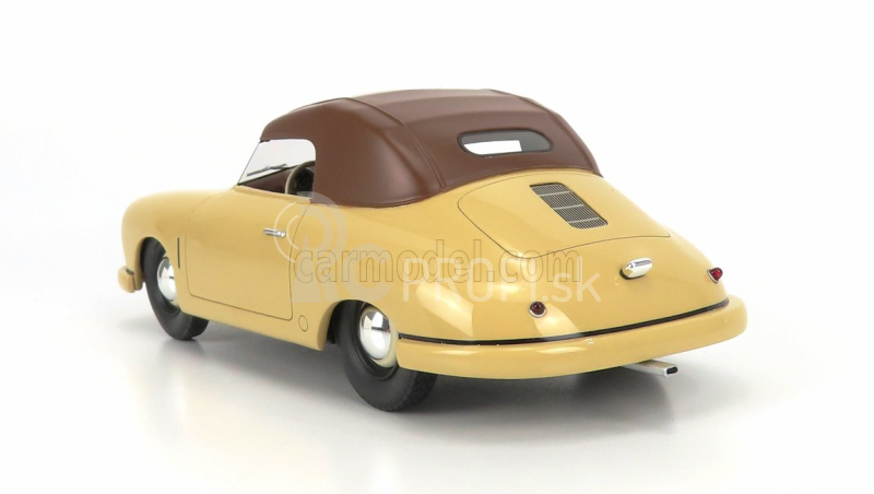 Schuco Porsche 356 Spider uzavretý 1948 1:18 krémovo čierny