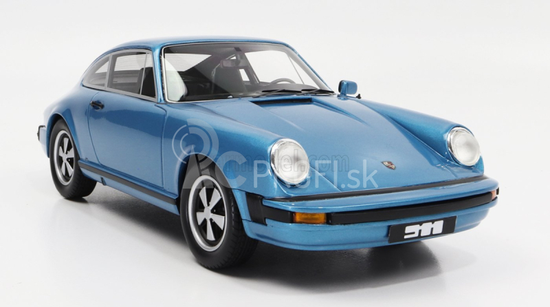 Schuco Porsche 911 Coupe 1974 1:18 Modrá