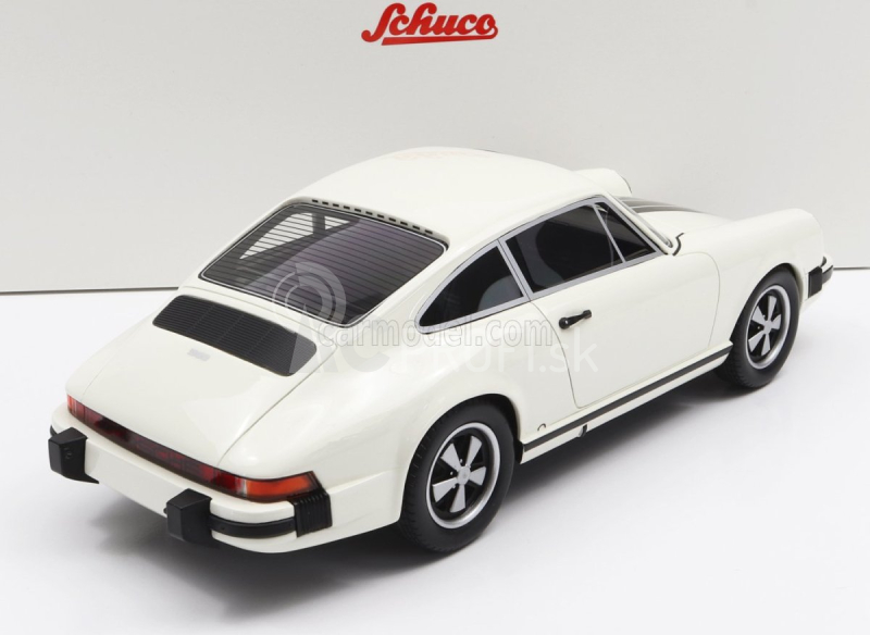 Schuco Porsche 911 Coupe 1977 1:18 biela čierna