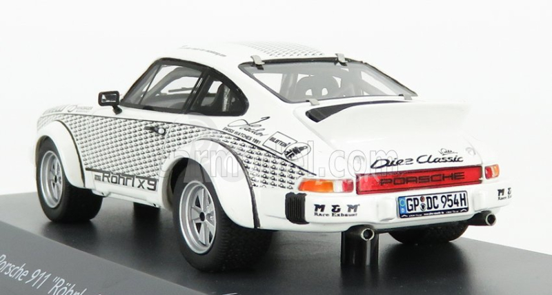 Schuco Porsche 911 Coupe Walter Rohrl 1969 1:43 biela čierna