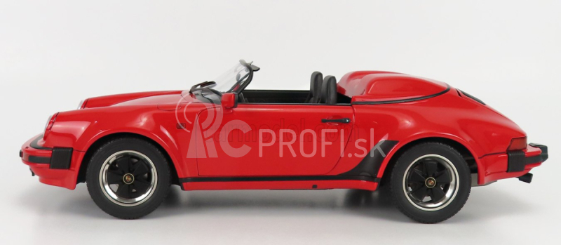 Schuco Porsche 911 Speedster Cabriolet Otvorený 1989 1:12 Červená